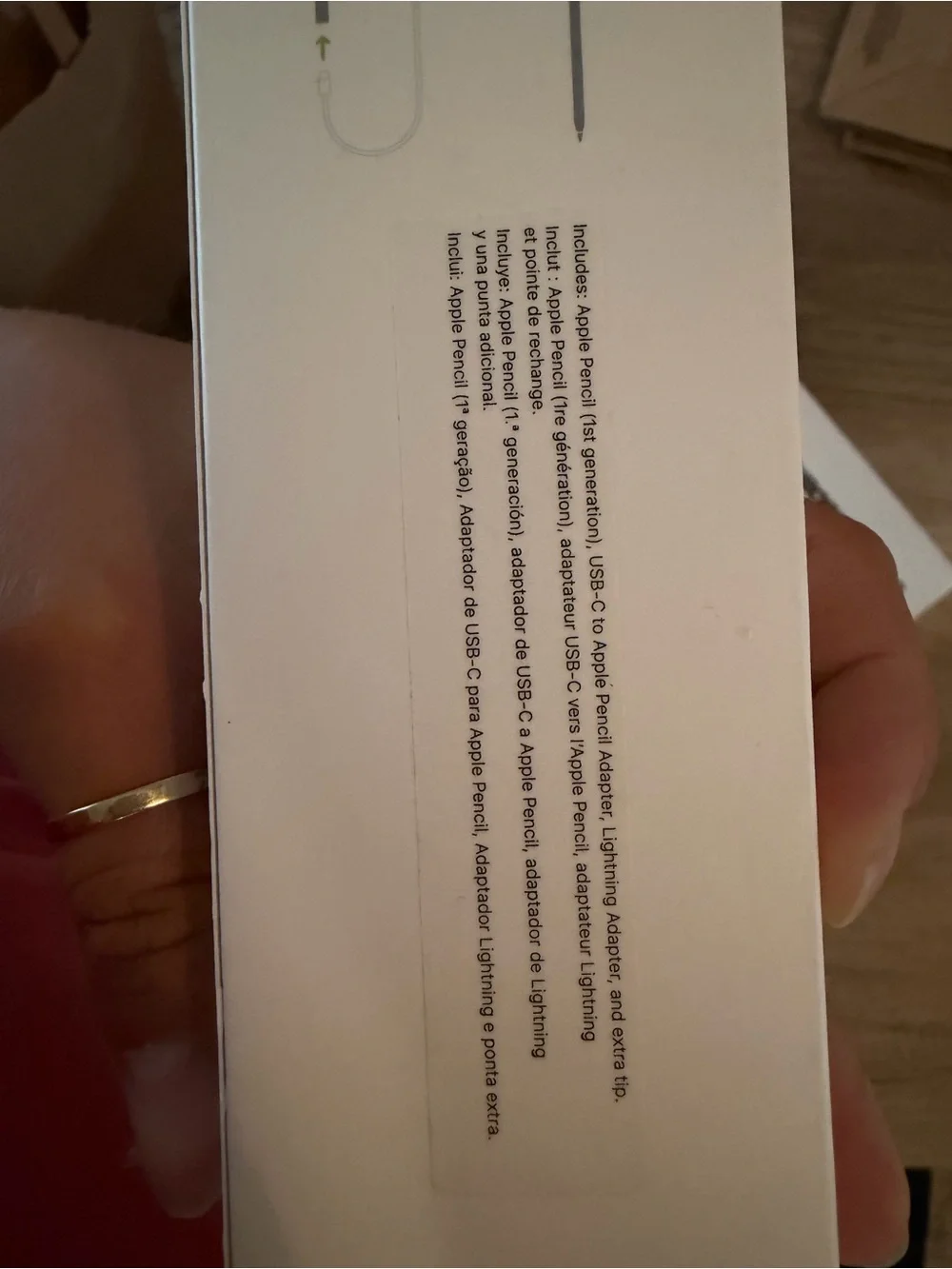 Apple Pencil and wireless keyboard